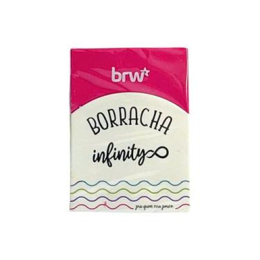Imagem de Borracha Grande Colorida Infinity BRW, Rosa