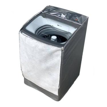 Imagem de Capa Maquina De Lavar Brastemp 14Kg Bwk Zíper Tr Cinza-Claro