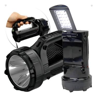 Imagem de Lanterna Holofote Led Recarregável Longa Duração E Alcance