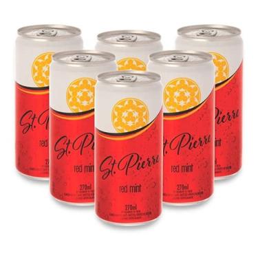 Imagem de Agua Tônica St Pierre Red Mint Lata 270ml (6x)