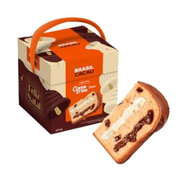 Imagem de Panetone Trufado Gato Mia Duo 670g Brasil Cacau
