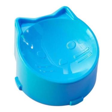 Imagem de Comedouro Funcional Para Gato Cor Azul - Orien