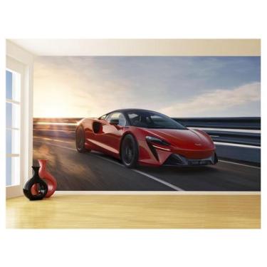 Imagem de Papel De Parede 3D Carro Mc Laren Pista Super 3,5M Car248 - Você Decor
