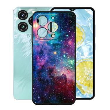 Imagem de KJYFOANI Capa para Oukitel C3 (6,5 polegadas), capas pretas à prova de choque, capa de telefone com proteção antiarranhões, capa ultrafina de silicone macio para - XV23