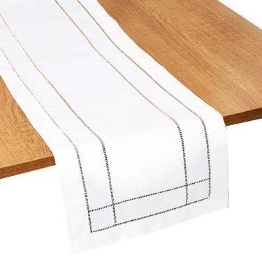 Imagem de Caminho De Mesa Ponto Ajour Poli-Bambu Artesanal 40x175cm