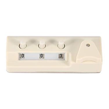 Imagem de CUOFYUNL Máquina de tricô Contador de fileiras Acessório de máquina de tricô para palheta prateada