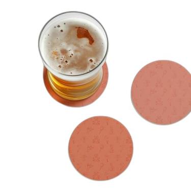 Imagem de Porta Copos Com Ilustração Personalizada De Brinquedos Fundo Sem Costura - Tamanho 10.5x10.5 cm