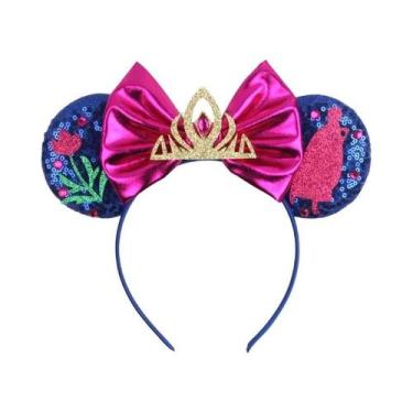 Imagem de Tiara De Orelhas De Rato Do Castelo Da Disney Com Fogos De Artifício P