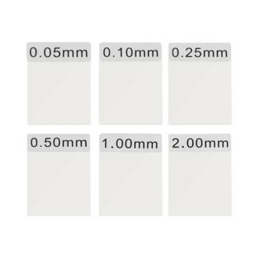 Imagem de Revestimento Espessura Gauge e calibração Placas Set, alumínio, ferro,