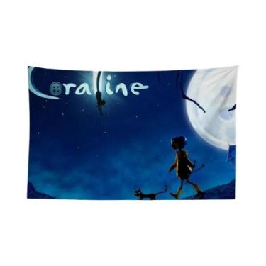Imagem de Tapeçaria De Parede Estética Do Filme Coraline Para Decoração De Quart