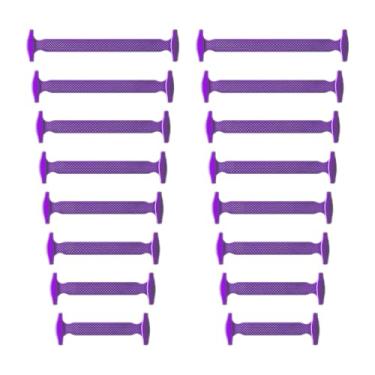 Imagem de Kit Cadarços de Silicone Elástico (Roxo)