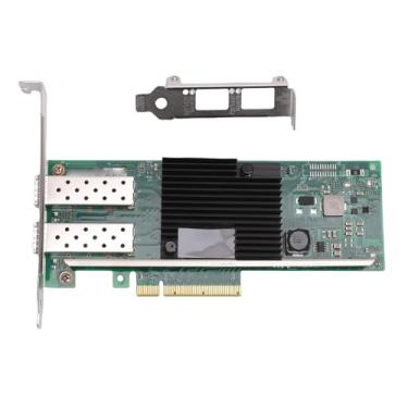 Imagem de Zyyini Placa de Rede PCIe de 10 Gb, Adaptador de Servidor Ethernet SFP único PCI Express 3.0 X8 Com Chip X710AM1, Virtualização SR IOV VMDq, para Servidores Wins Linux VMware