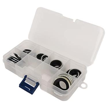 Imagem de Naroote Kit de Vedação de Compressor Ac, Durável, Portátil, 30 Peças, Com Caixa de Armazenamento Transparente para Ar Condicionado Automático, Ajuste Universal para Todos Os Modelos