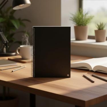 Imagem de Caderno Universitário 1 Matéria Compacto 70 Folhas Capa Dura Sofisticada Ideal para Escola, Faculdade, Trabalho, Anotações, Estudos e Organização