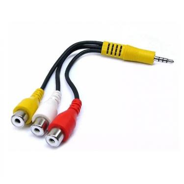 Imagem de Cabo Adaptador P Tv Led Lg Samsung P2 P3 X Av Rca Composto