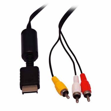 Imagem de Cabo De Áudio Para Vídeo Game Ps1 Ps2 Ps3 1,80 Metros