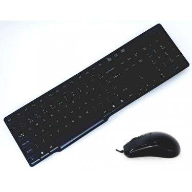 Imagem de Kit Teclado Abnt2 E Mouse Optico Usb Preto Novo