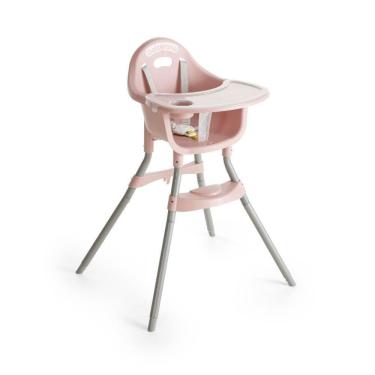 Imagem de Cadeira De Alimentação Galzerano Gaia 2 Em 1 Alta E Baixa Até 23kg Rosé