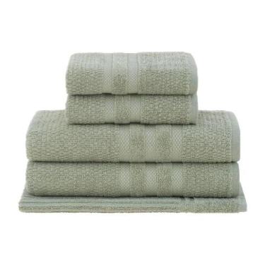 Imagem de Toalha de Banho Jacquard Buddemeyer Vanilla Extra Soft 70x135 cm Verde