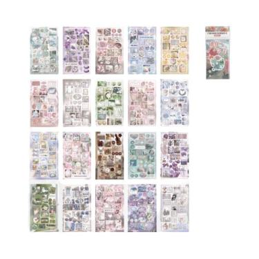 Imagem de Adesivos Decorativos Retrô De Desenhos Animados (20 Peças) Para Scrapb