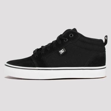 Imagem de Tênis DC Shoes Anvil LA Mid - Preto/ Branco-Unissex