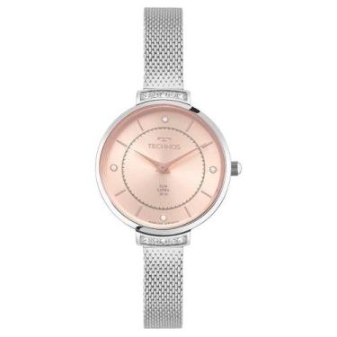 Imagem de Relógio Technos Feminino Slim Prata - Vj20ac-1j