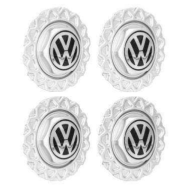 Imagem de Jogo Calota Meio Roda Bbs Vw Santana Com Emblema Resinado - DCAPS