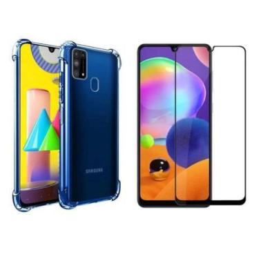Imagem de Kit para Galaxy M31 M21s - Capa Case Anti Impactos + Película de Vidro