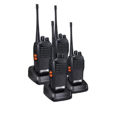 Imagem de Kit 4 Radio Ht 777s Comunicador Profissional Uhf 16 Canais Original 4 