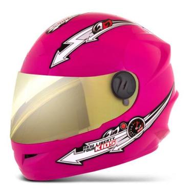 Imagem de Capacete Moto Fechado Infantil Pro Tork Liberty 4 Four Kids Criança Vi