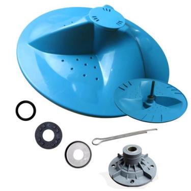 Imagem de Kit Batedor Cubo Tanquinho Latina La551 La553 Azul Premium - PLASTIMAC