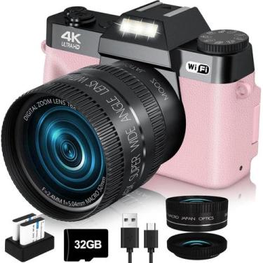 Imagem de Câmera Digital VJIANGER 2024 - 56MP 4K para Fotografia