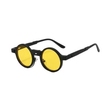 Imagem de Óculos De Sol Redondos Vintage, Masculinos E Femininos, Retrô, Hip-hop