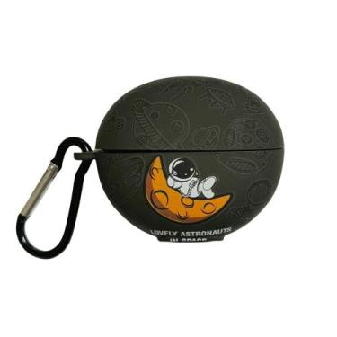 Imagem de Capa de fone de ouvido CAQYNVK para Huawei FreeClip, preta à prova de 