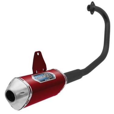 Imagem de Escapamento Esportivo Pro Tork Mini 3 Curva Preta Titan 150 Sport 2005