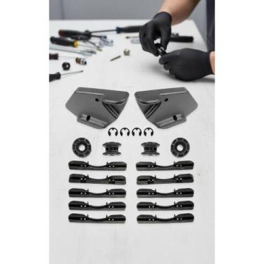 Imagem de Kit Alavanca E Deslize Banco Uno 85-12 Fiat Preto - Congratulations St