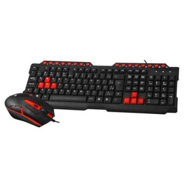 Imagem de Kit Teclado + Mouse Gamer 4 Botões USB GK-20BK C3Tech