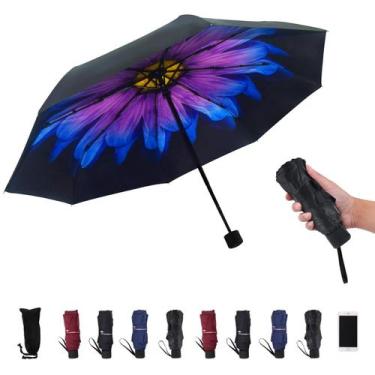 Imagem de Guarda-chuva SY COMPACT Travel Leve Portátil Roxo