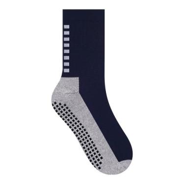 Imagem de Meia Society Cano Médio Futsal Antiderrapante Selene, Preto, 39-43