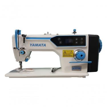Imagem de Máquina de Costura Reta Industrial FYBD Ponto Fixo Direct Drive com Rodinhas 220V Yamata