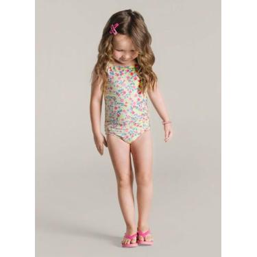 Imagem de Maiô Infantil UV Hora do Mergulho Floral- Brandili, Floral, M