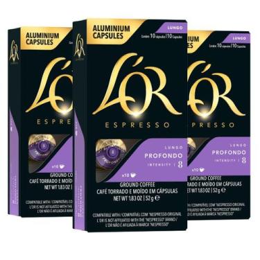 Imagem de Cápsulas de Espresso L'OR Profondo Lungo, 30 unidades