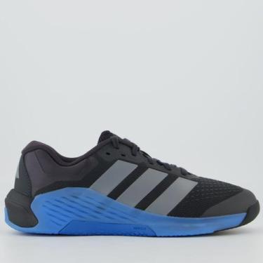 Imagem de Tênis Adidas Dropset 4 Power Trainer Cinza e Azul, 44