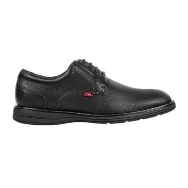 Imagem de Sapato Ferracini Easy de Couro - Masculino - Pretopreto - 43, Preto, P