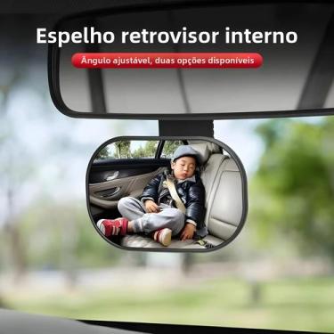 Imagem de Espelho Retrovisor Para Bebês, Monitor De Segurança Para Carro, Monito
