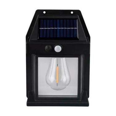 Imagem de Luminaria Solar Led Luz Automática Sensor De Presença Forte - Sem marc