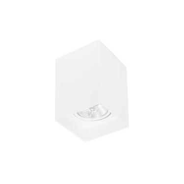 Imagem de Spot de Sobrepor Nordecor Loch AR70 GU10 Quadrado Bivolt Branco