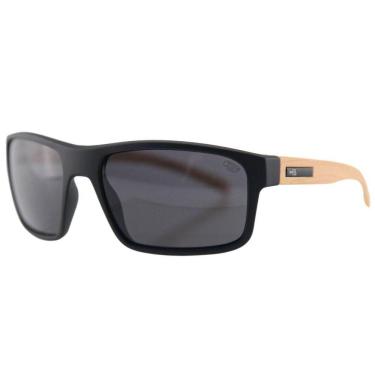 Imagem de Óculos Hot Buttered Overkill Wood Gray Preto - Masculino