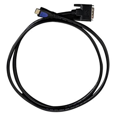 Imagem de TECKEEN 1 cabo HDMI para DVI, cabo HDMI para DVI, computador para TV 1080P, anel magnético duplo, cabo HD banhado a ouro