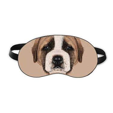Imagem de Brown Cute St.Bernard Dog Pet Animal Sleep Eye Shield Soft Night Blinfold Shade Cover